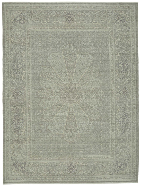 9x12 Grey Oriental Oushak Rug - 47833
