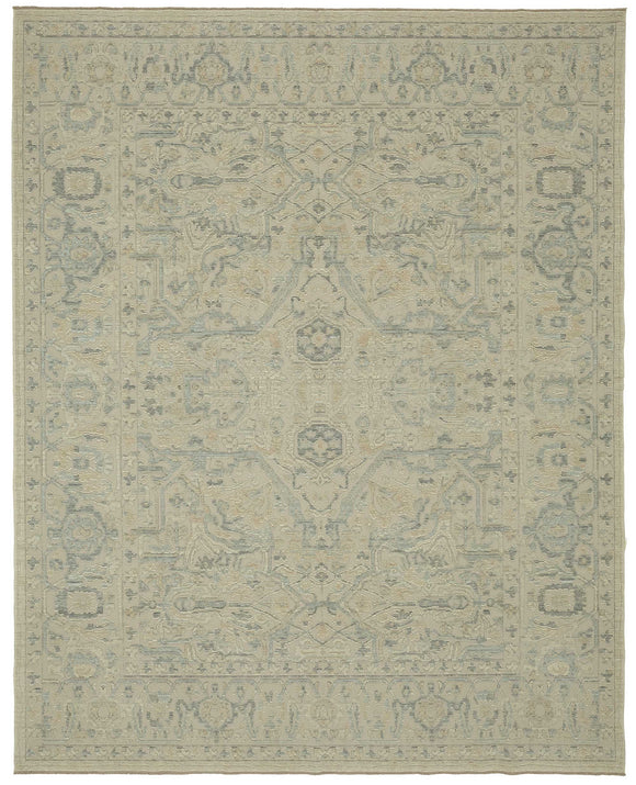 9x11 Beige Oriental Oushak Rug - 47844