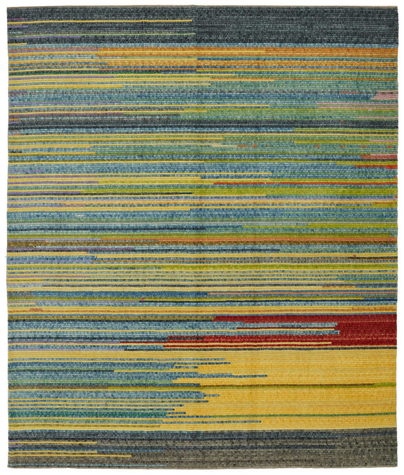 10x12 Multicolor Oriental Oushak Rug - 47846