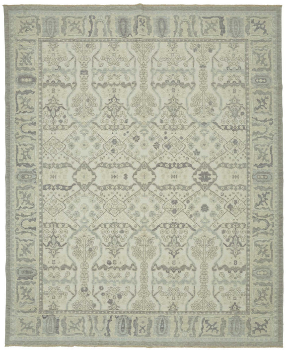 10x12 Beige Oriental Oushak Rug - 47849