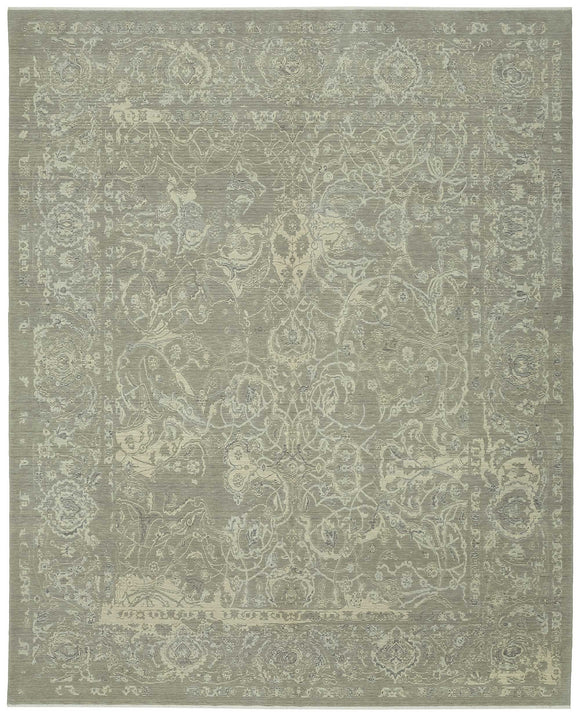 9x12 Grey Oriental Oushak Rug - 47850