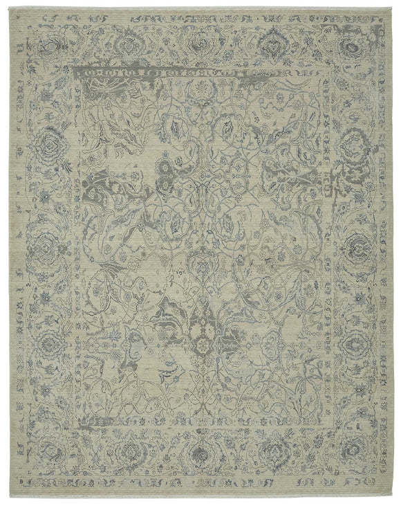 9x12 Beige Oriental Oushak Rug - 47852
