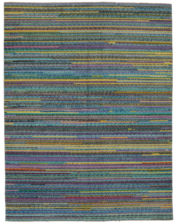 9x12 Multicolor Oriental Oushak Rug - 47856