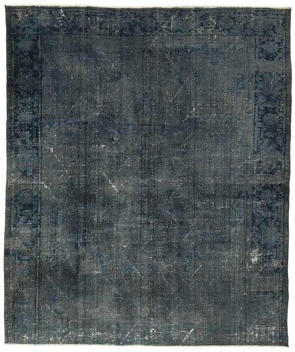 7x9 Grey Overdyed Rug - 47868