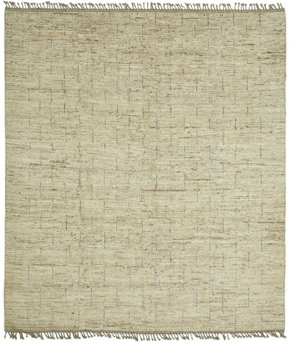 8x10 Beige Modern Tribal Rug - 47913