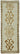 4x10 Beige Bohemian Runner Rug -48174
