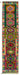 3x13 Multicolor Bohemian Runner Rug -48203