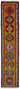 3x13 Orange Bohemian Runner Rug -48207