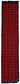 3x15 Red Bohemian Runner Rug -48212