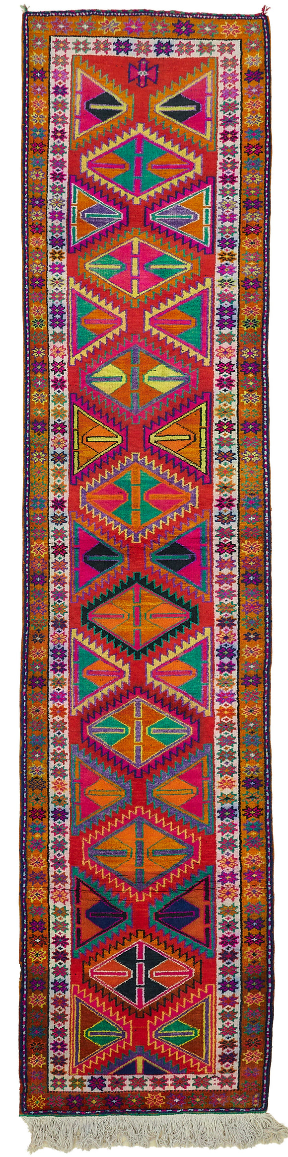 3x15 Multicolor Bohemian Runner Rug -48219