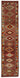 3x13 Red Bohemian Runner Rug -48229
