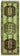 5x13 Green Bohemian Runner Rug -48231