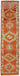 3x12 Orange Bohemian Runner Rug -48234