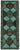 5x12 Turquoise Bohemian Runner Rug -48235