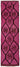 3x11 Pink Bohemian Runner Rug -48239