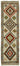 3x11 Beige Bohemian Runner Rug -48241