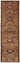 3x11 Red Bohemian Runner Rug -48250