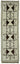 3x12 Beige Bohemian Runner Rug -48254