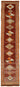 3x12 Red Bohemian Runner Rug -48255