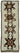 4x11 Beige Bohemian Runner Rug -48263