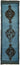 3x11 Blue Bohemian Runner Rug -48474