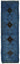 3x12 Blue Bohemian Runner Rug -48482