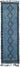 3x11 Blue Bohemian Runner Rug -48495