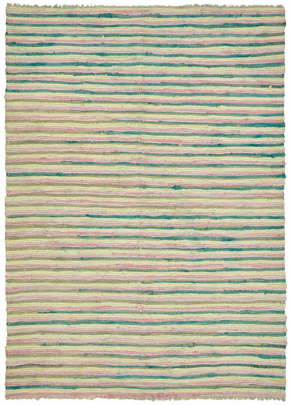 6x8 Handwoven Recycled Area Rug - 48521