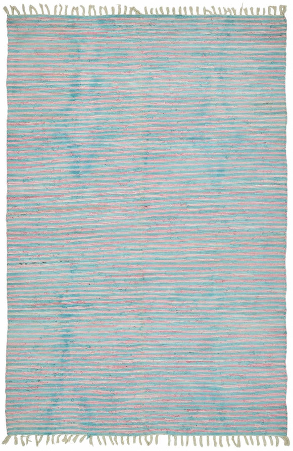 6x9 Handwoven Recycled Area Rug - 48522