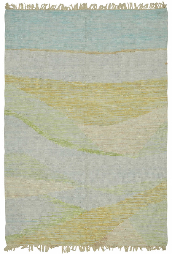 6x8 Handwoven Recycled Area Rug - 48545