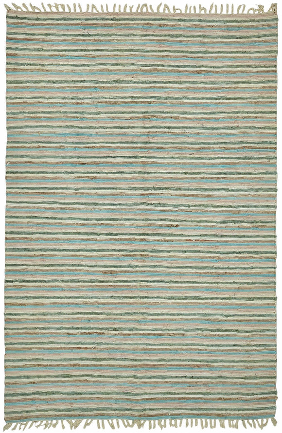 6x9 Handwoven Recycled Area Rug - 48546