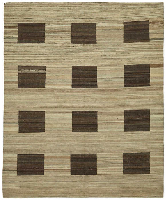 8x10 Handwoven Kilim Rug - 48762