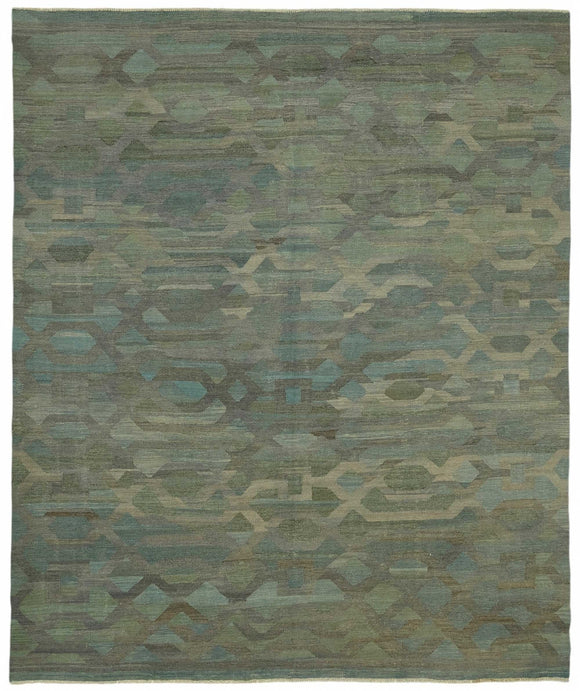 8x10 Handwoven Kilim Rug - 48763