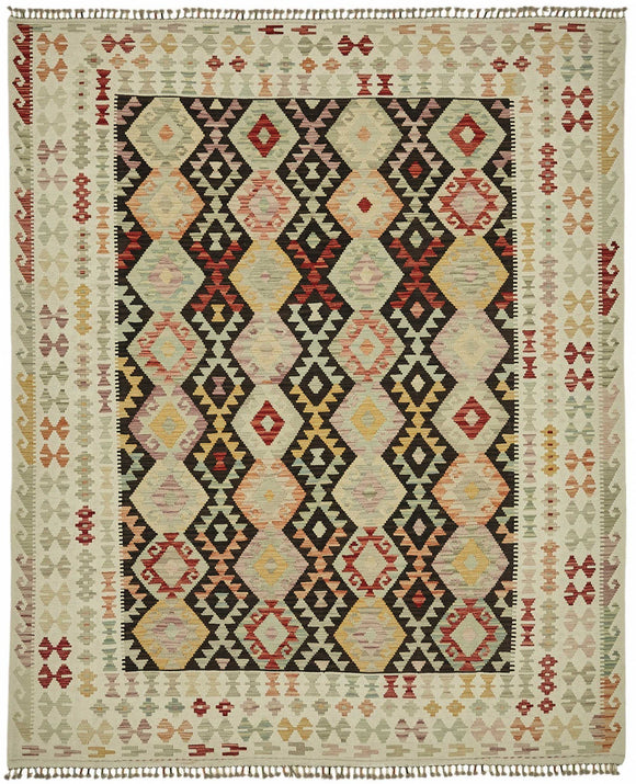 8x9 Handwoven Kilim Rug - 48770