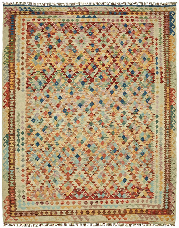 10x12 Handwoven Kilim Rug - 48793