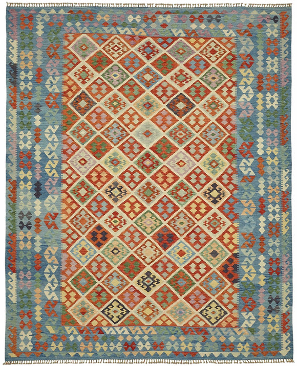 10x12 Handwoven Kilim Rug - 48800