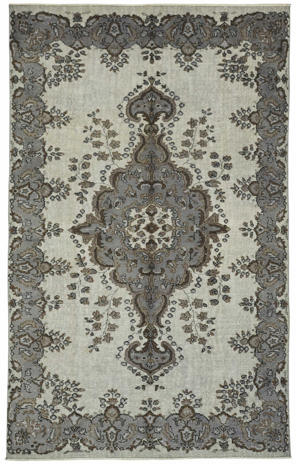 6x9 Grey Over Dyed Rug - 49288