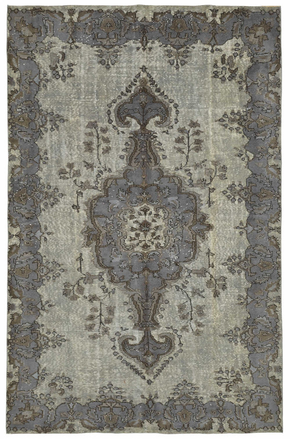 6x9 Grey Over Dyed Rug - 49291