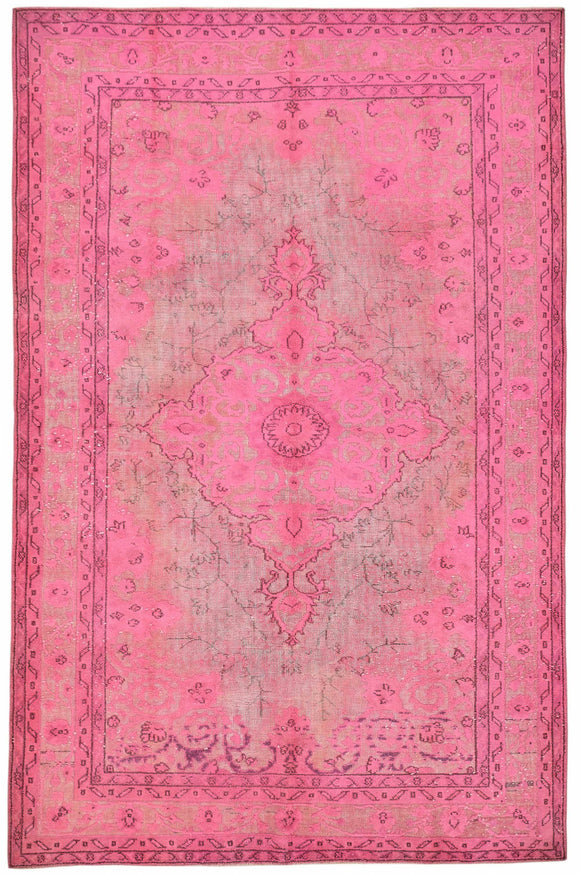 6x9 Pink Over Dyed Rug - 49292