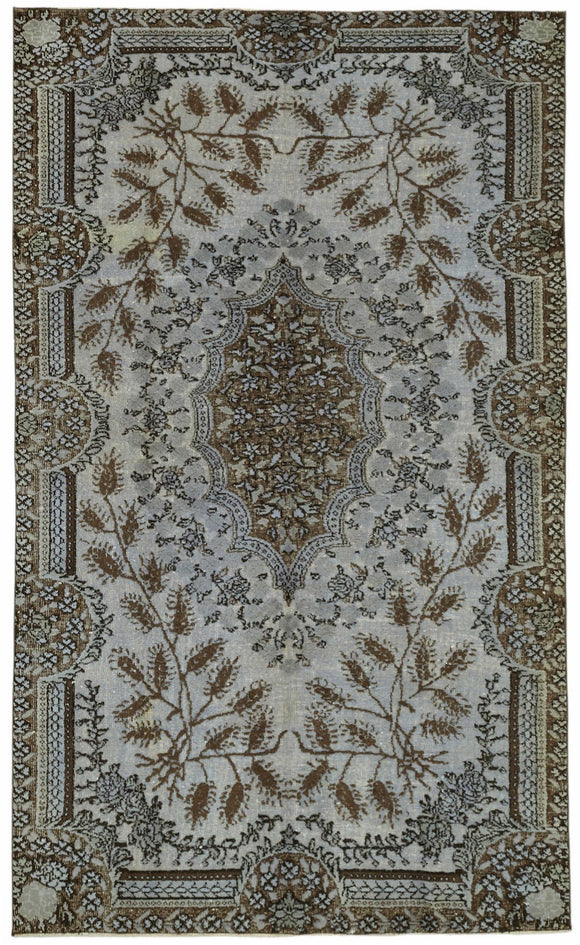 5x9 Grey Over Dyed Rug - 49295