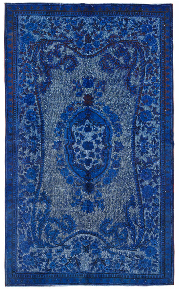 5x9 Blue Over Dyed Rug - 49300