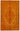 5x8 Orange Over Dyed Rug - 49301