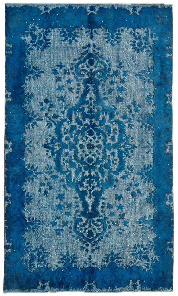 6x10 Blue Over Dyed Rug - 49302
