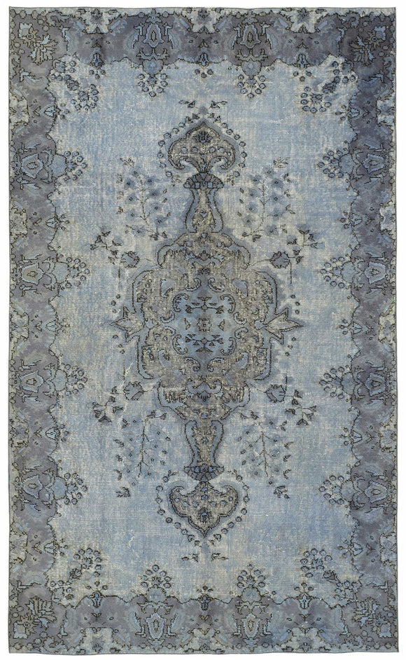 5x9 Blue Over Dyed Rug - 49307