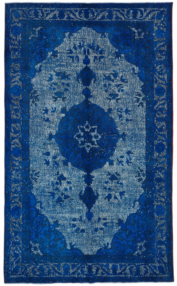 6x10 Blue Over Dyed Rug - 49311