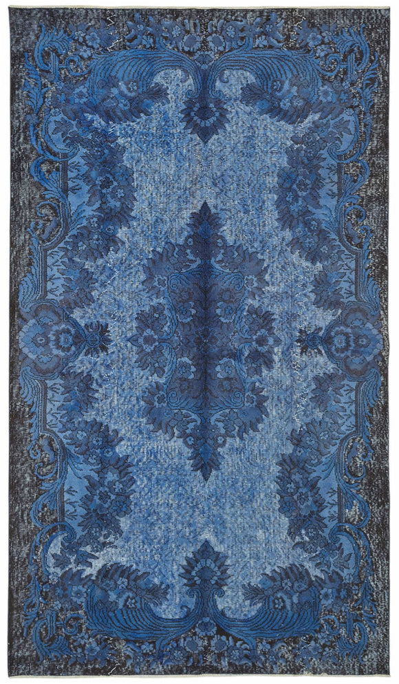 5x9 Blue Over Dyed Rug - 49312