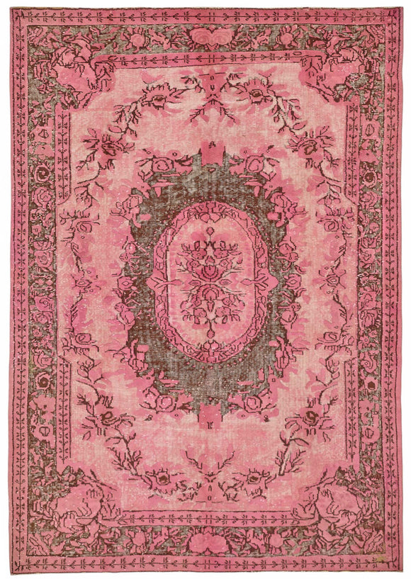 6x9 Pink Over Dyed Rug - 49317