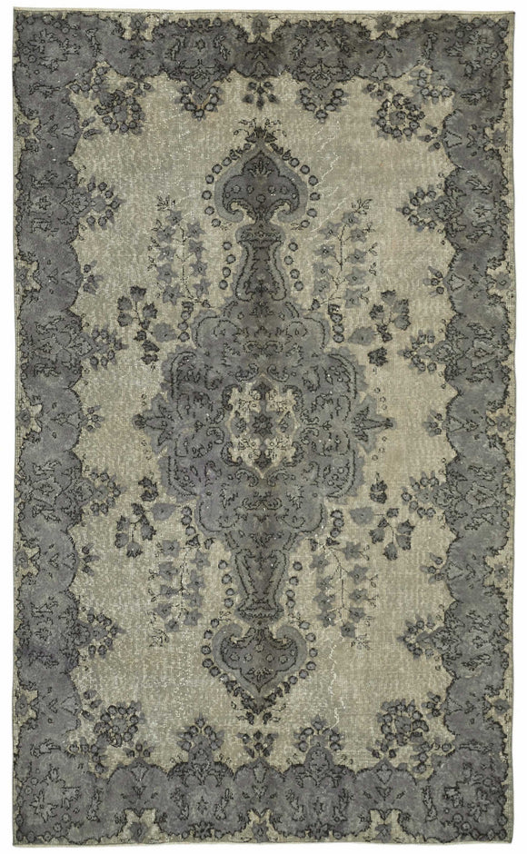 5x9 Grey Over Dyed Rug - 49320