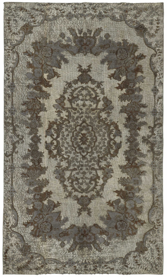 5x9 Grey Over Dyed Rug - 49324
