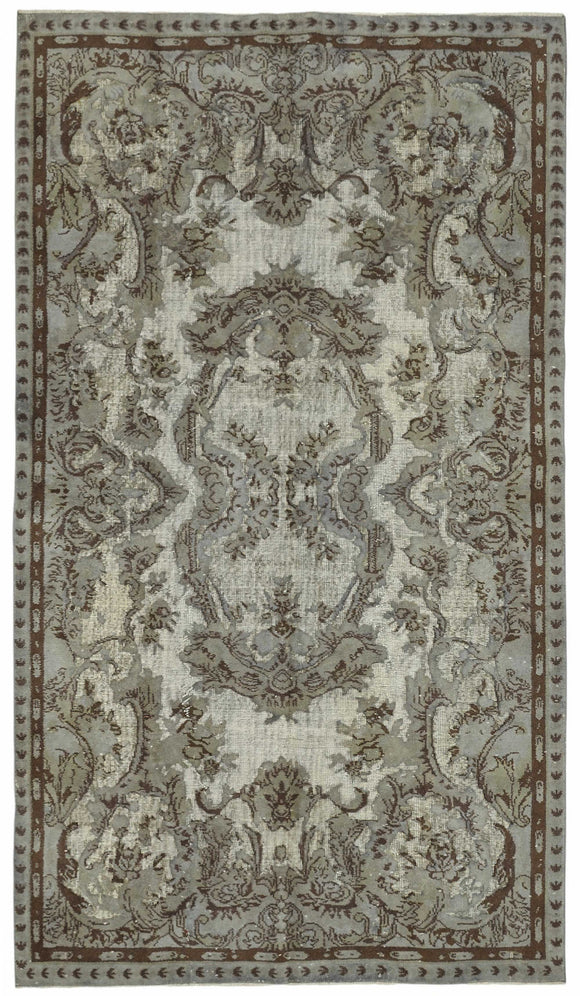 5x9 Grey Over Dyed Rug - 49326